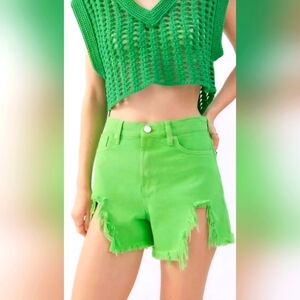 BDG High Rise Denim Shorts